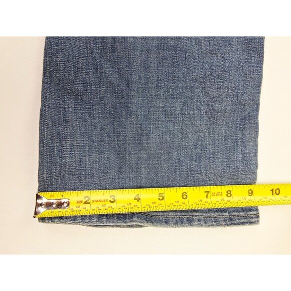 Levis 33X34 Size 16L Womens Classic Bootcut Blue Denim 5 Pocket Logo Tag Jeans - Picture 4 of 14